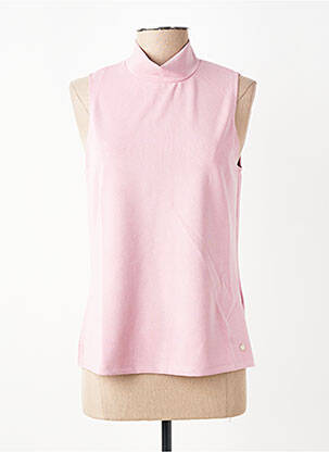 Top stretch sans manche rose DIANA GALLESI femme