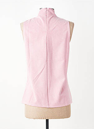 Top stretch sans manche rose DIANA GALLESI femme