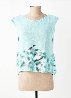 Top manches courtes manches courtes bleu CIVICO 1 femme