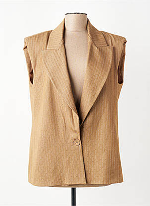 Blazer finition intérieure doublée marron KING KONG femme