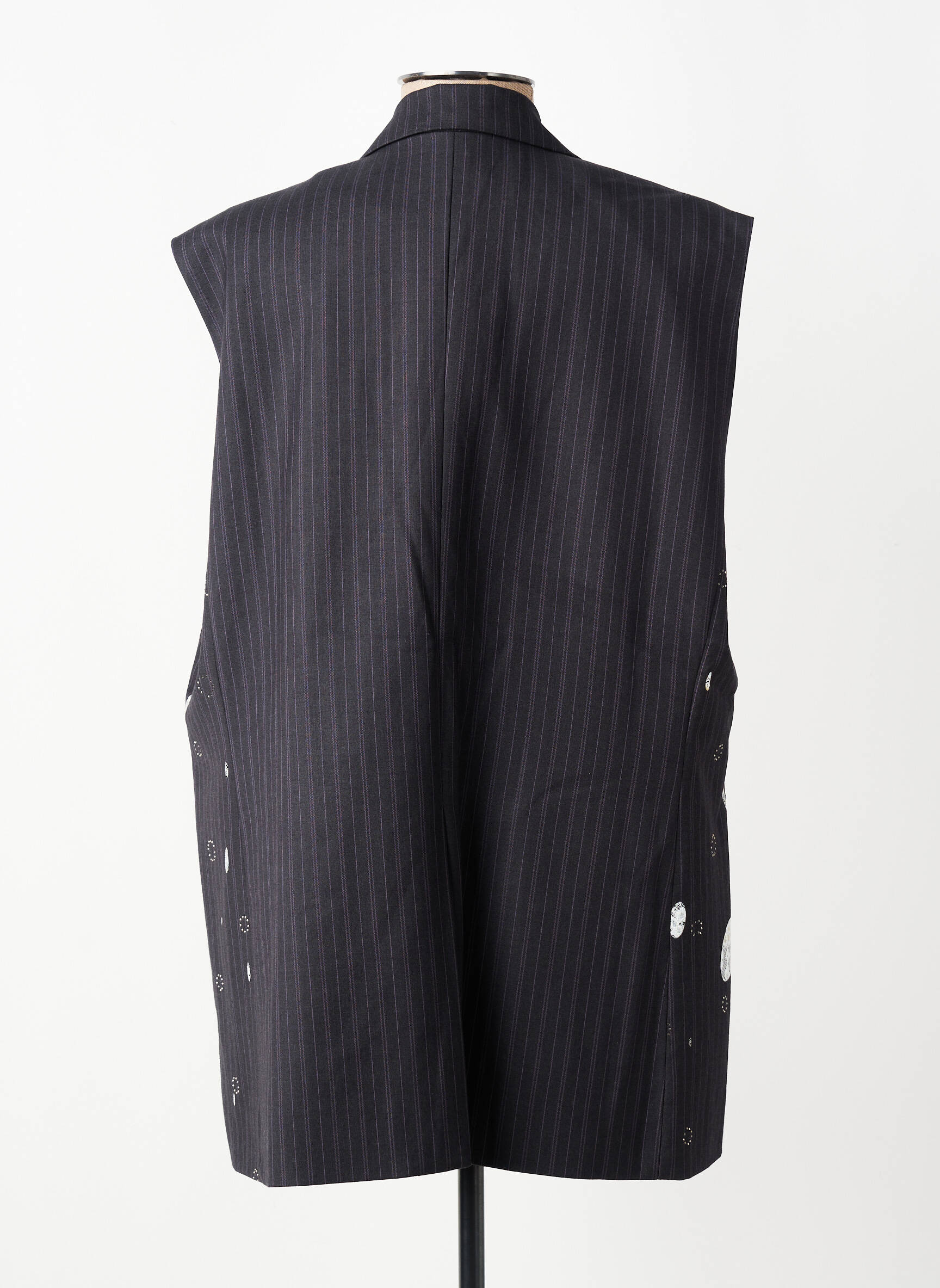 Gilet sans manche coupe droite noir CIVICO 1 femme