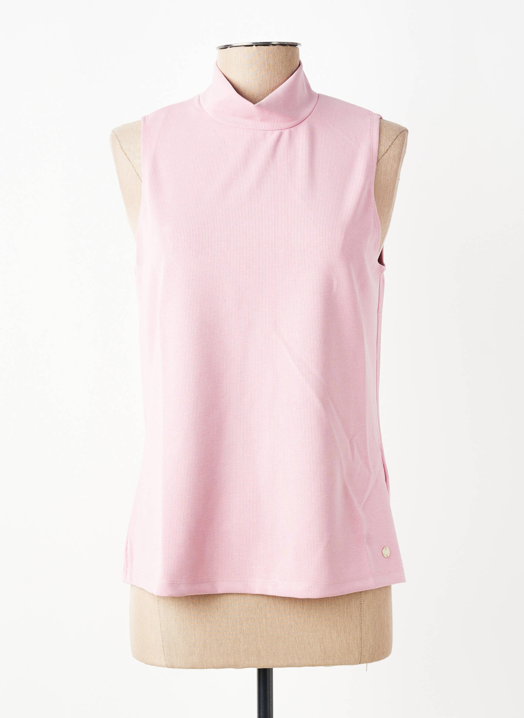 Top stretch sans manche rose DIANA GALLESI femme