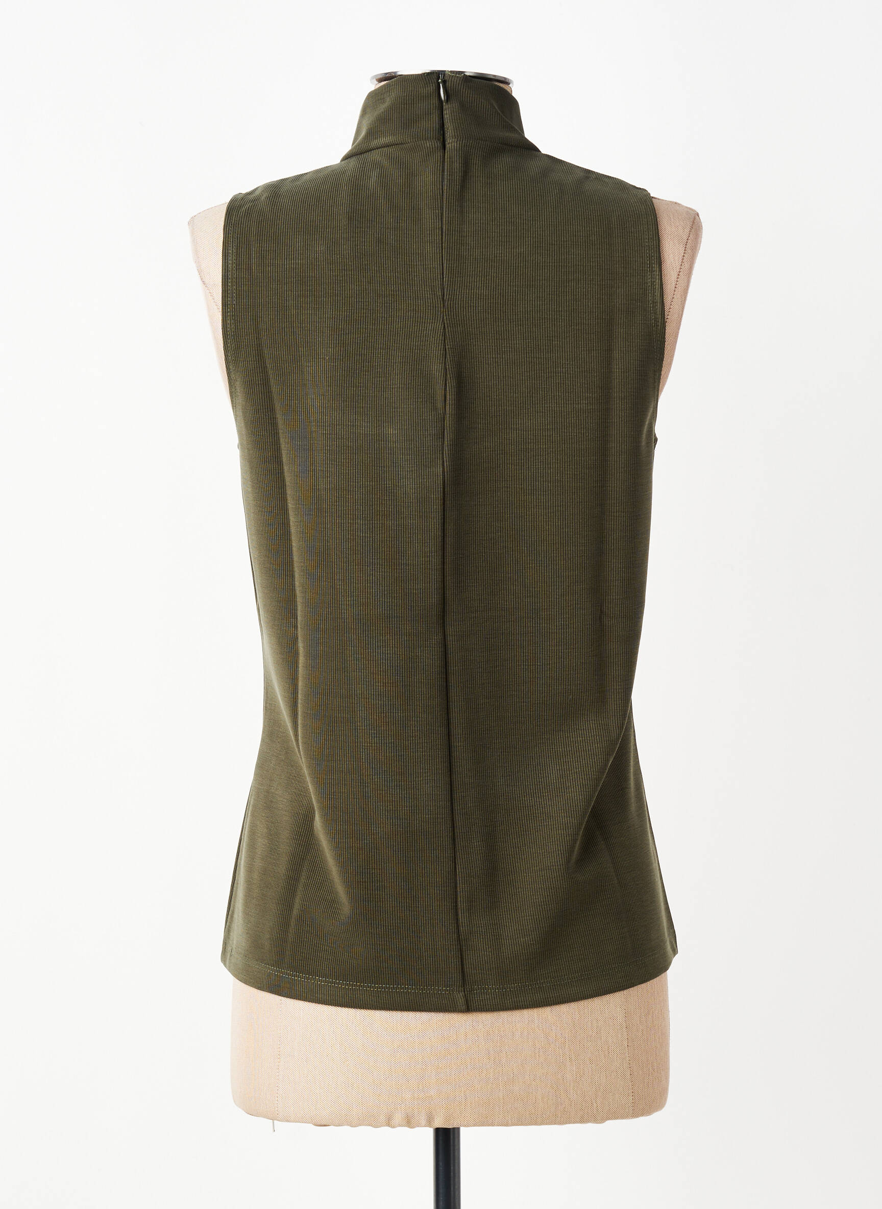 Top stretch sans manche vert DIANA GALLESI femme