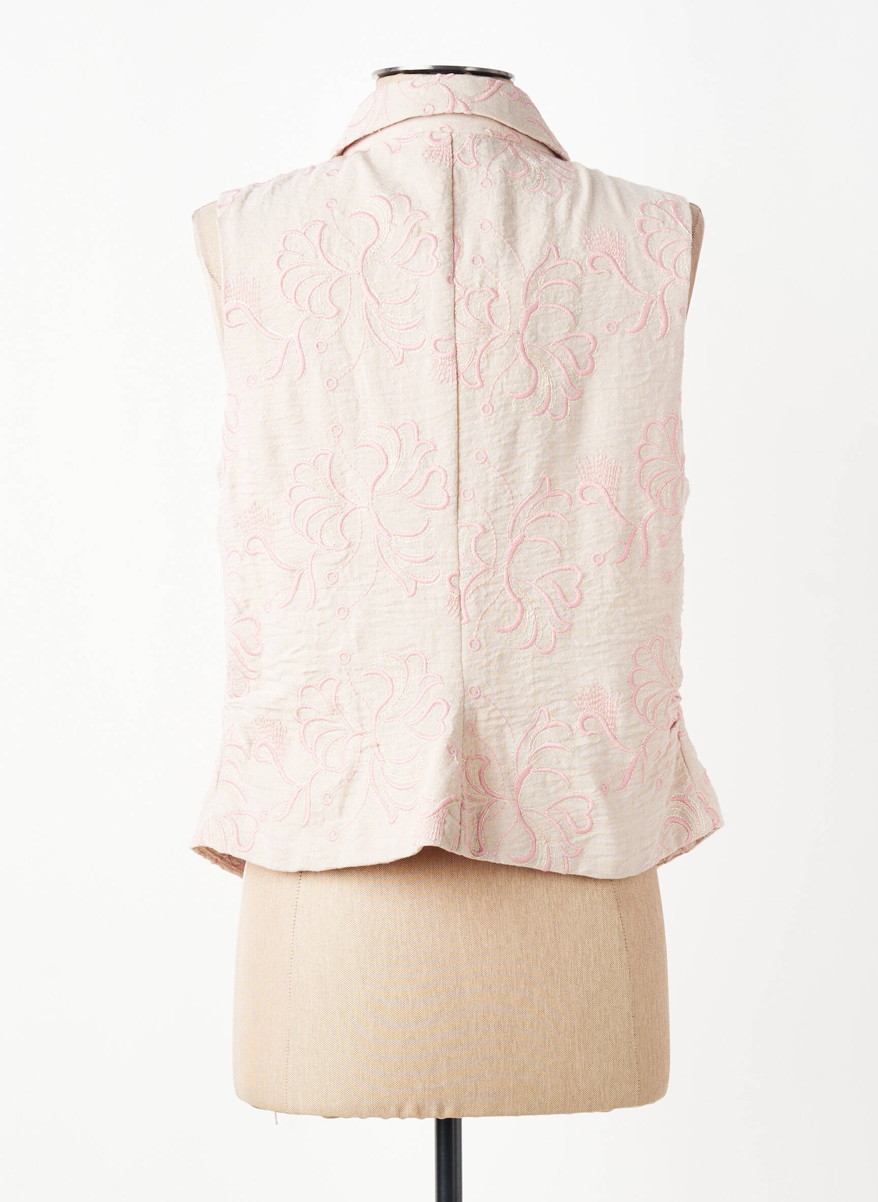 Gilet sans manche doublure rose CIVICO 1 femme