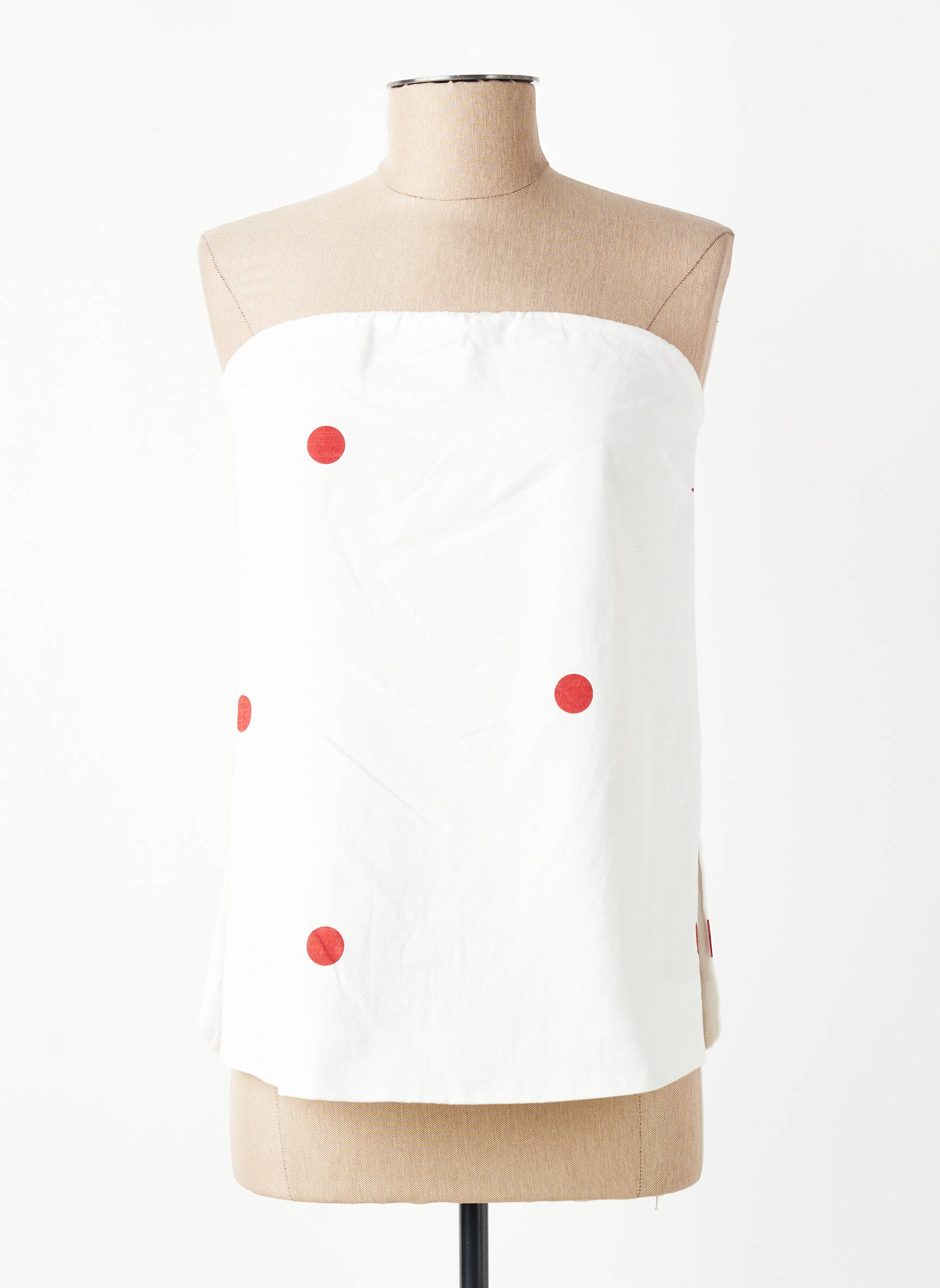 Top sans manche sans manche blanc LUMINA femme