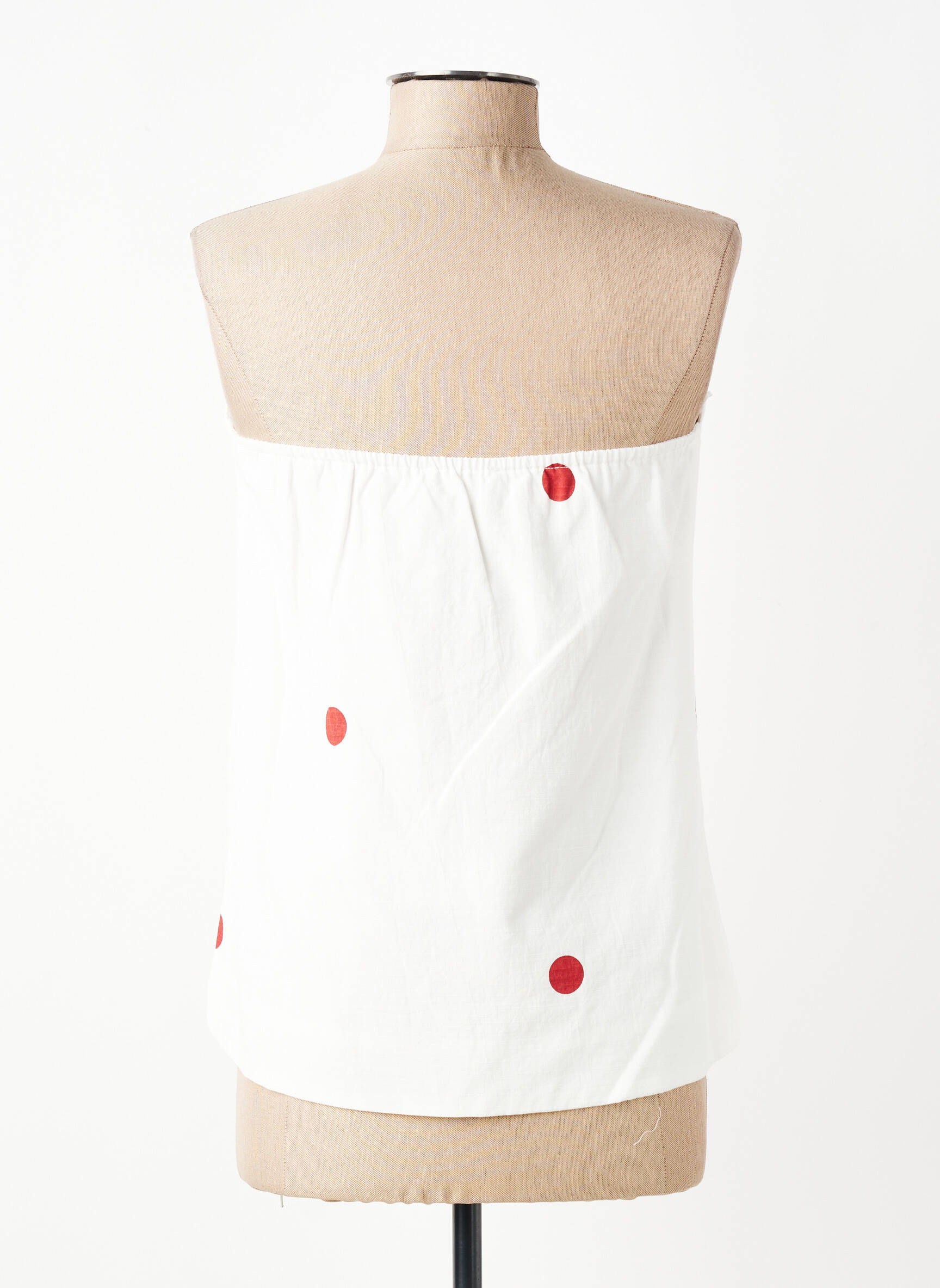 Top sans manche sans manche blanc LUMINA femme