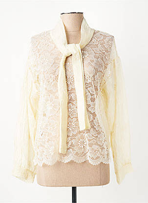Top manches longues manches longues jaune ALTAMIRA femme