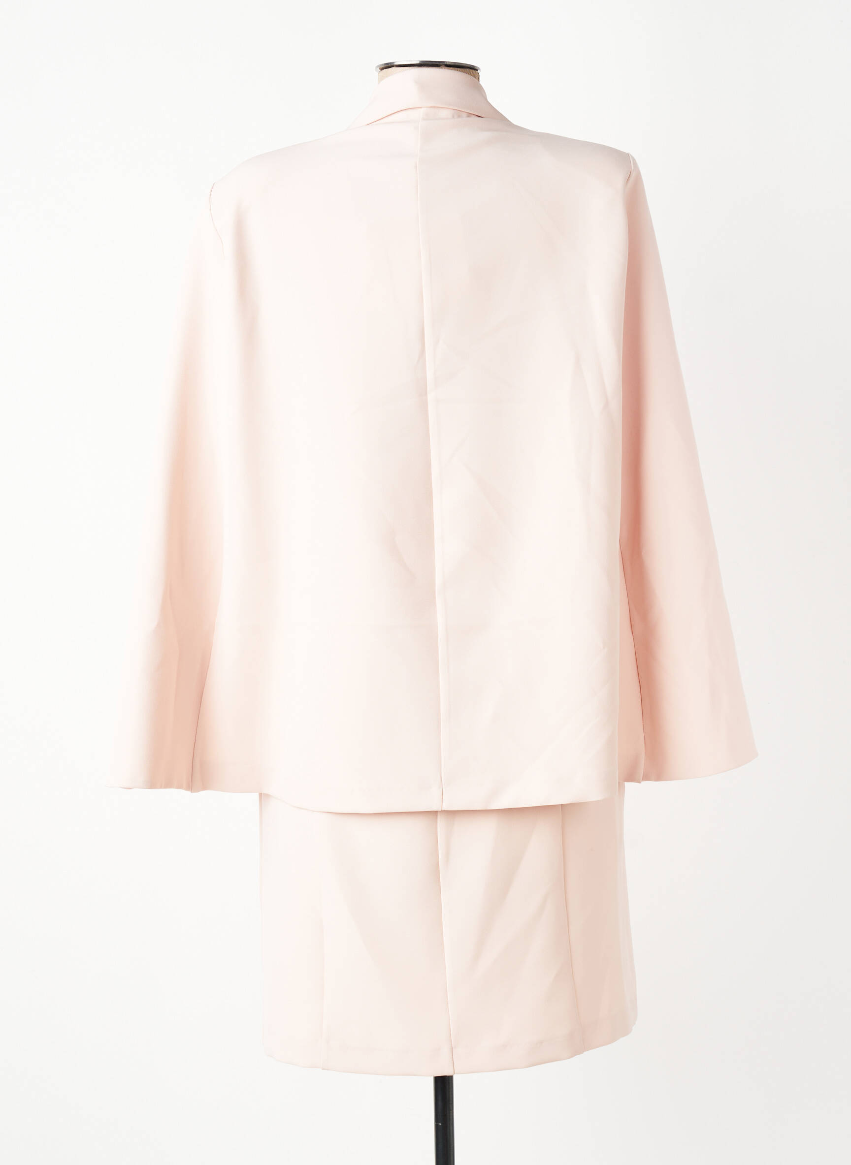 Robe mi-longue manches longues manches longues rose ANGELA DAVIS femme
