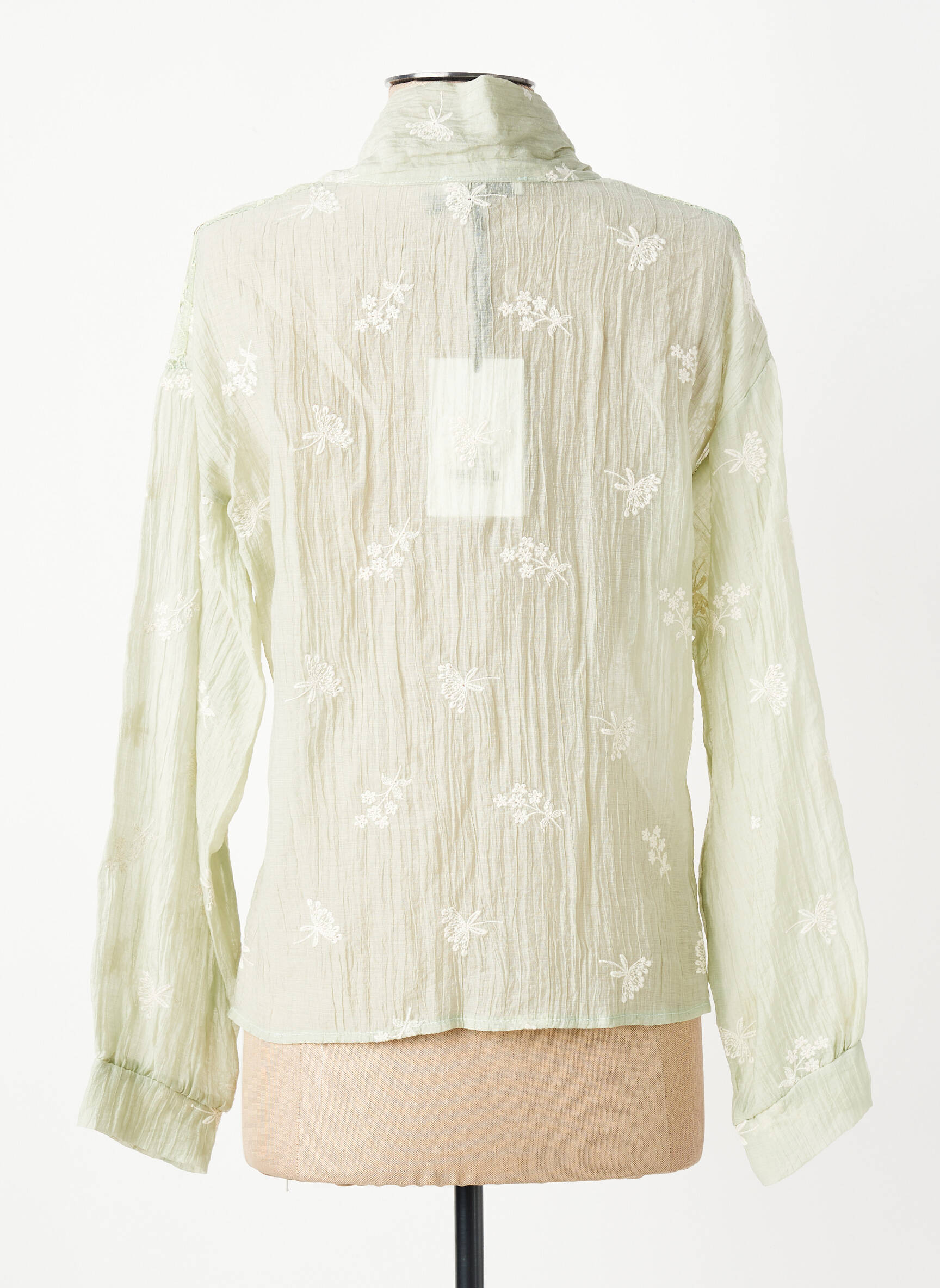 Top manches longues manches longues vert ALTAMIRA femme