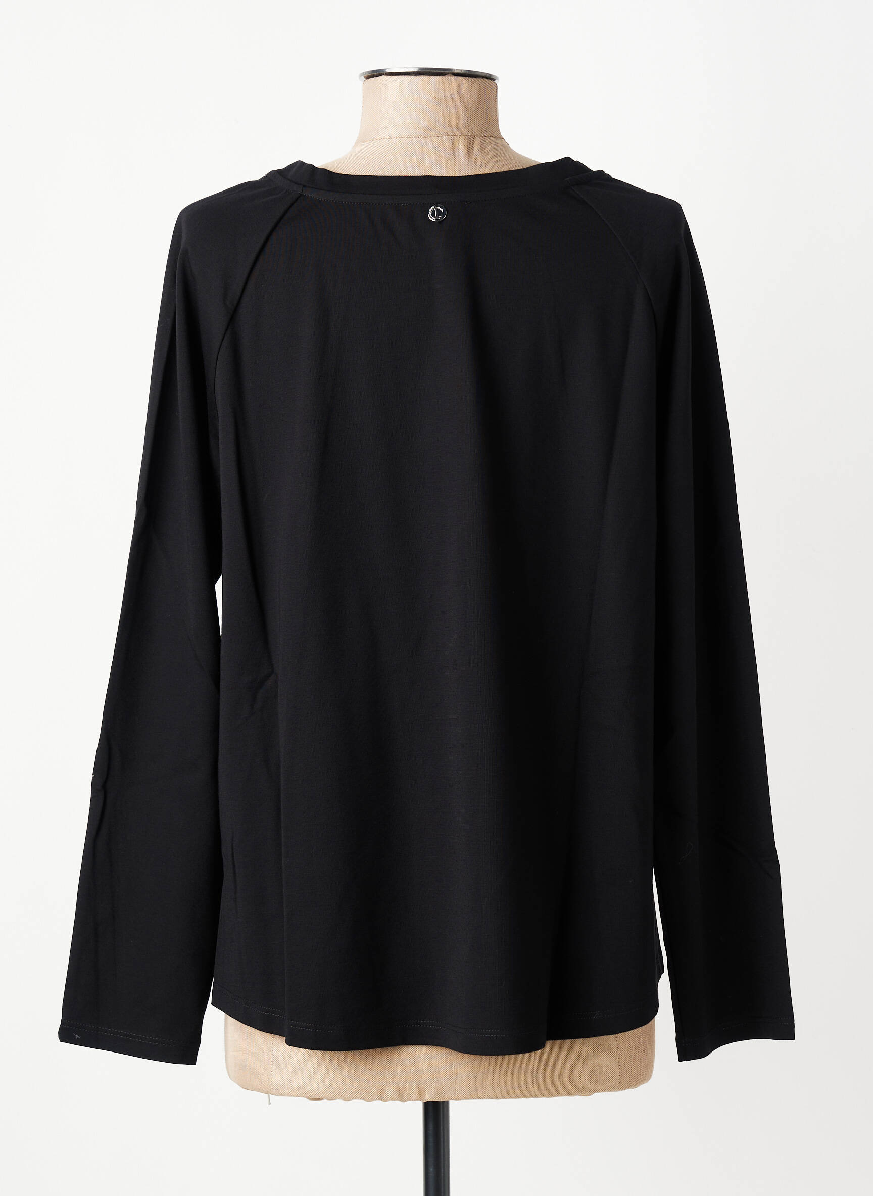 T-shirt manches longues manches longues noir DIANA GALLESI femme