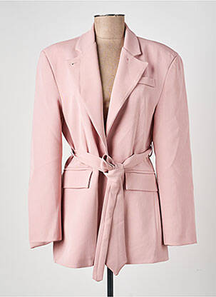 Blazer poches rose LUMINA femme