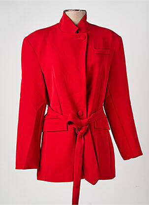 Blazer poches rouge LUMINA femme