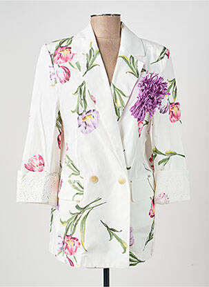 Blazer coupe cintrée beige LUMINA femme