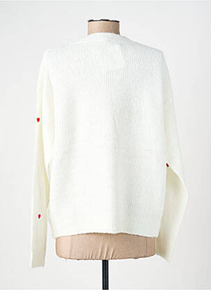 Gilet manches longues col rond beige CIVICO 1 femme