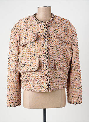 Veste chic poches rose LUMINA femme
