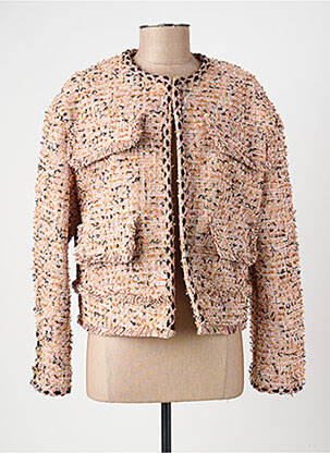 Veste chic poches rose LUMINA femme