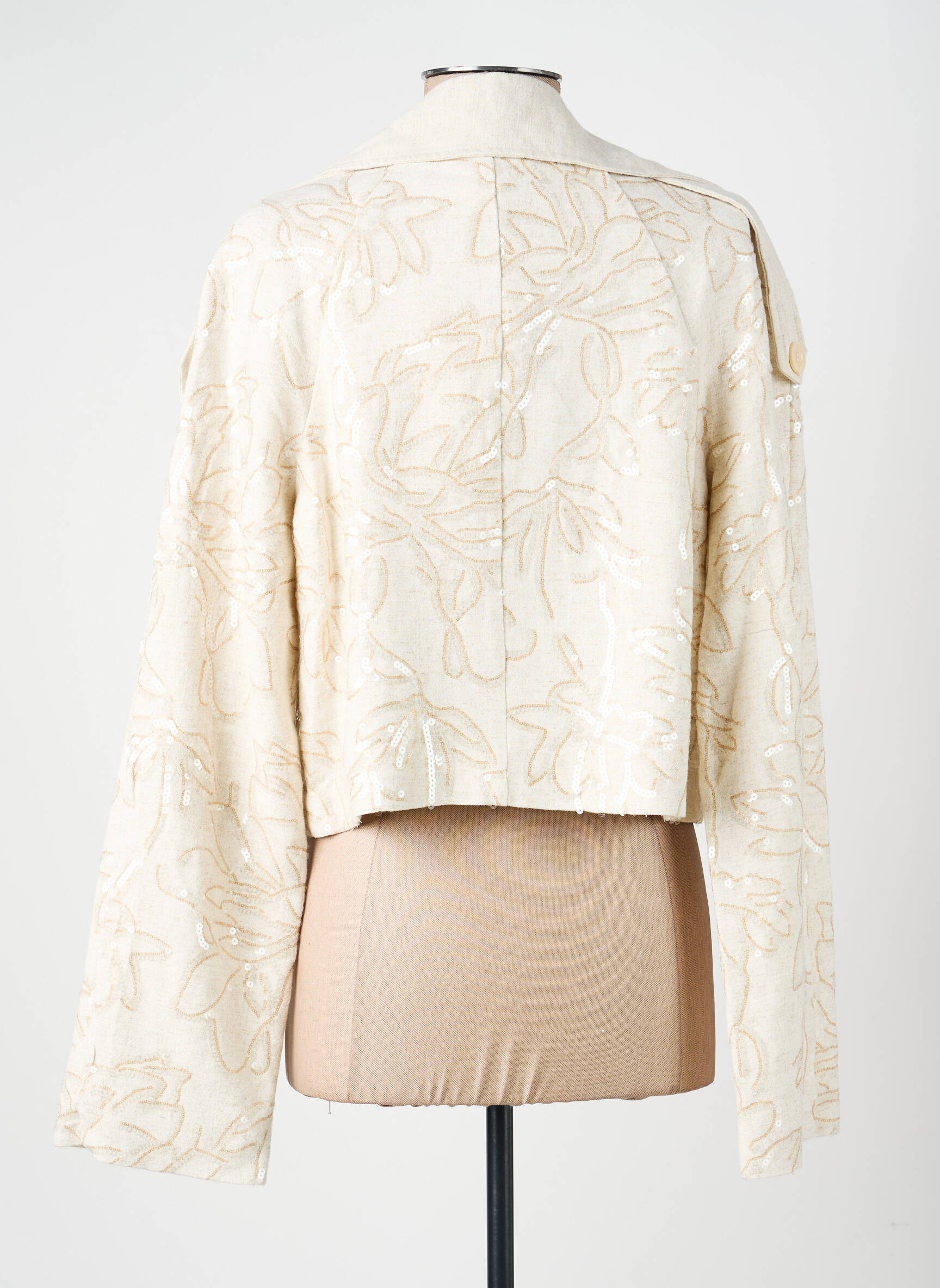 Blazer manches longues beige CIVICO 1 femme