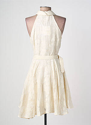Robe courte sans manche sans manche beige CIVICO 1 femme