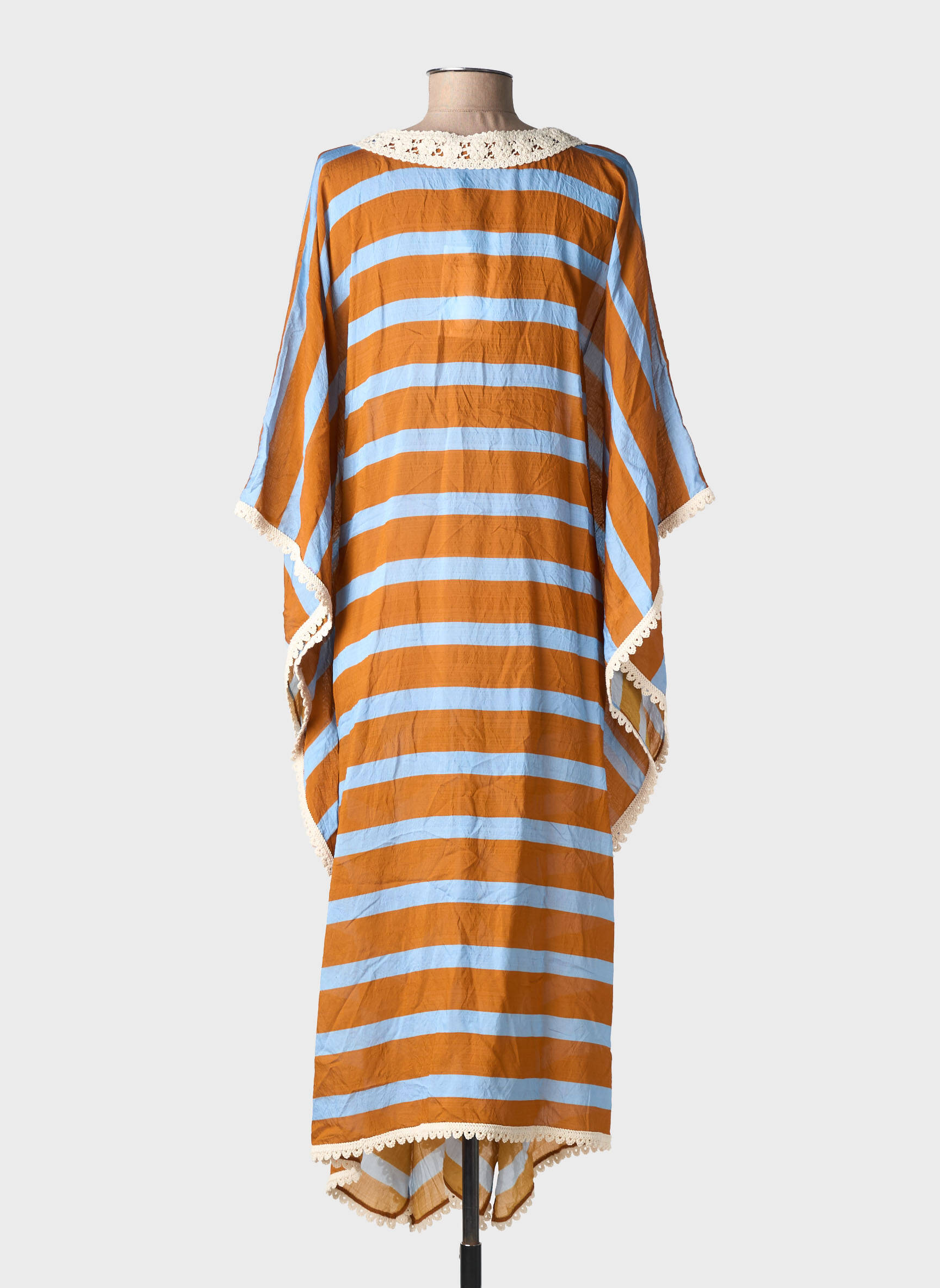 Robe de plage coupe fluide marron ALTAMIRA femme