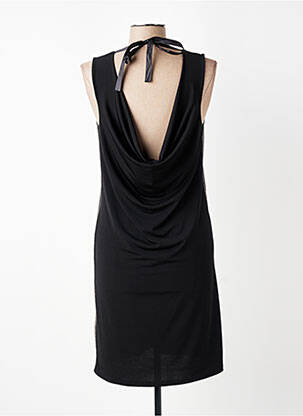 Robe mi-longue sans manche sans manche noir FILLE A SUIVRE femme