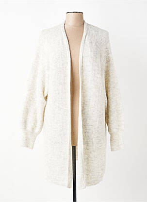 Gilet manches longues manches longues blanc CREAM femme