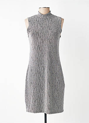 Robe mi-longue sans manche sans manche argent SCARLET ROOS femme