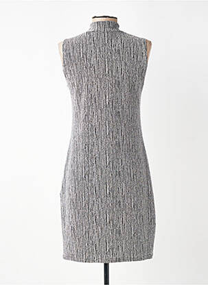 Robe mi-longue sans manche sans manche argent SCARLET ROOS femme