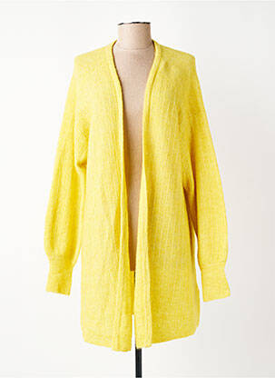Gilet manches longues stretch jaune CREAM femme