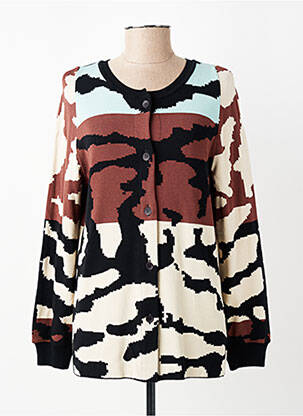 Gilet manches longues col rond noir ALDO MARTIN'S femme