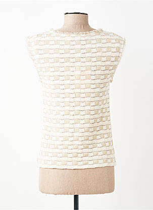 Top imprimé fantaisie manches courtes beige ALDO MARTIN'S femme
