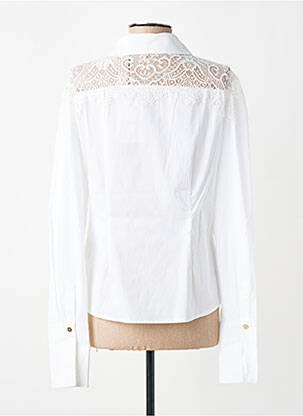Chemisier coupe cintrée manches longues blanc LOLA CASADEMUNT femme