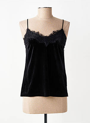 Top stretch sans manche noir CREAM femme