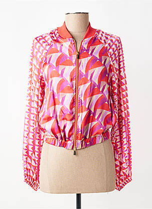 Veste casual col rond rouge LOLA CASADEMUNT femme