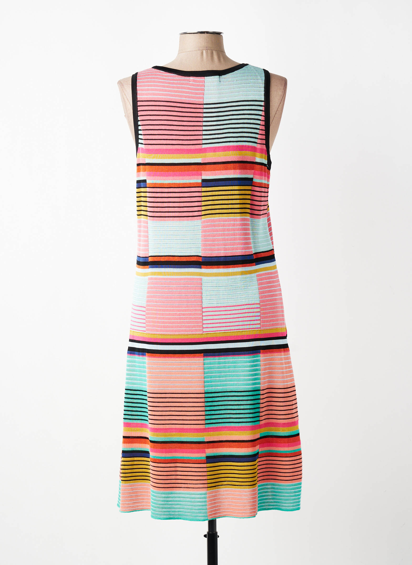 Robe mi-longue sans manche sans manche orange ALDO MARTIN'S femme