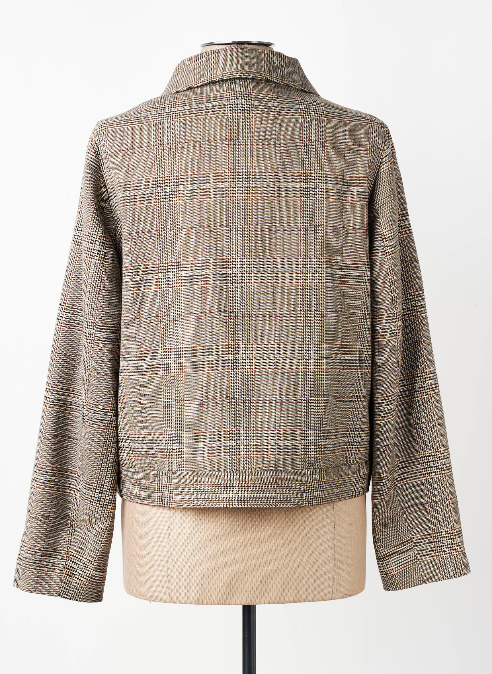 Veste casual finition intérieure doublée marron LA FEE MARABOUTEE femme
