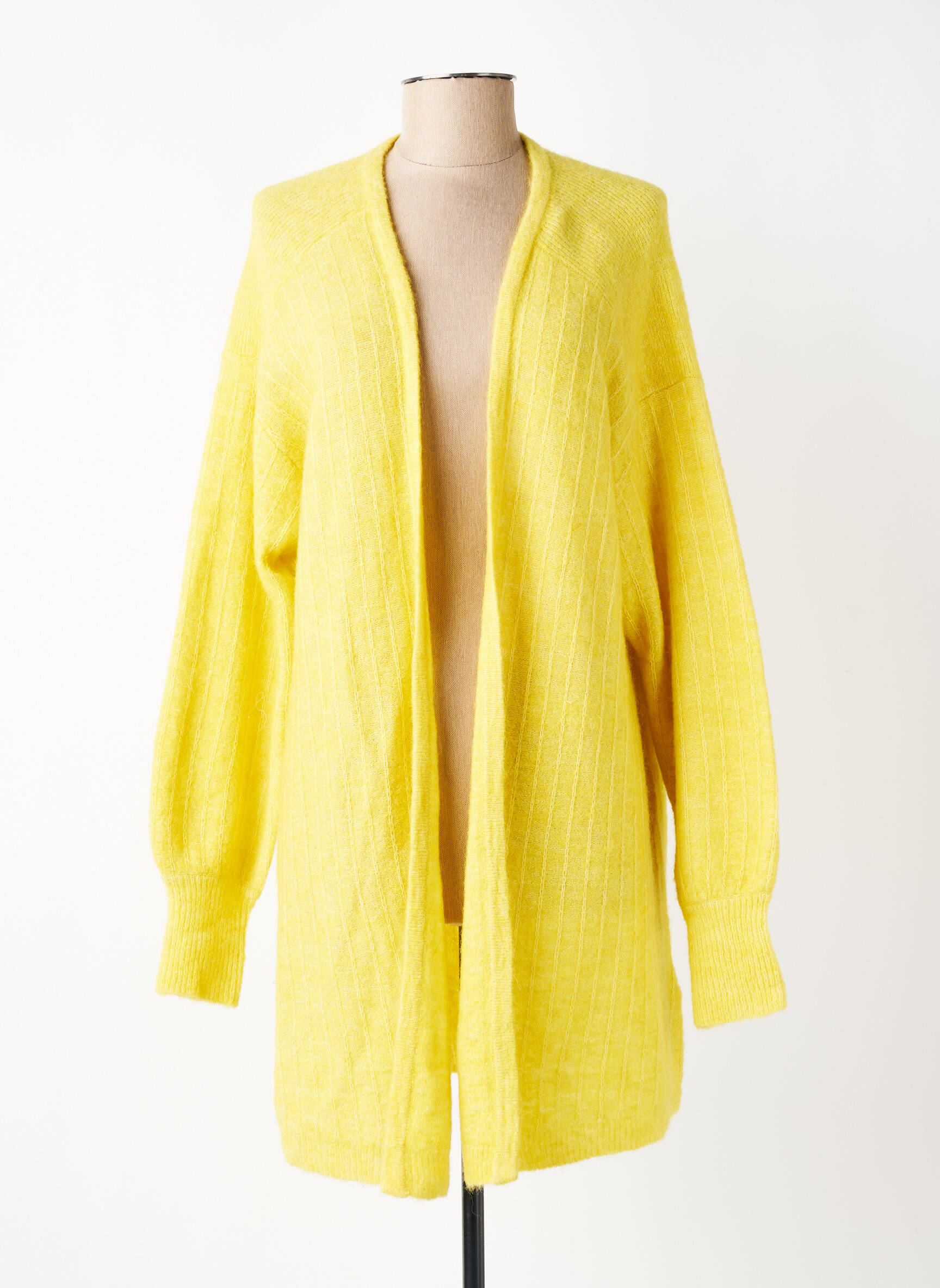 Gilet manches longues stretch jaune CREAM femme