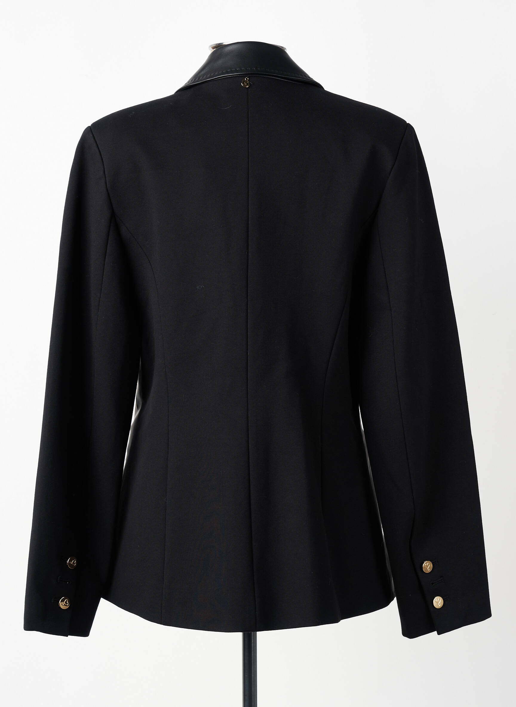 Blazer finition intérieure doublée noir LOLA CASADEMUNT femme