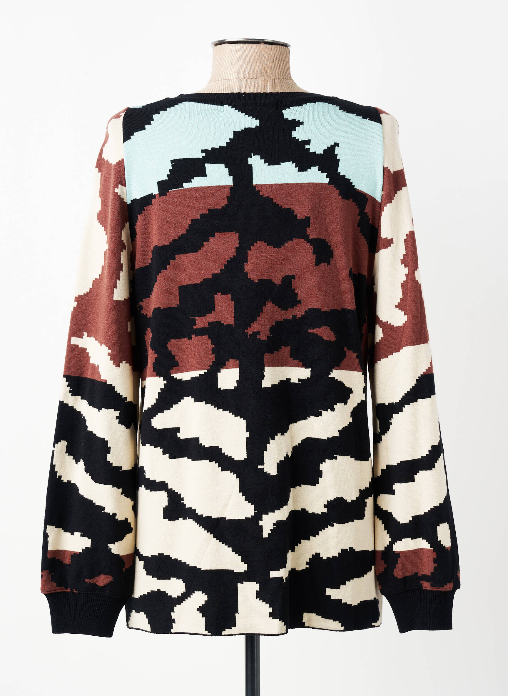 Gilet manches longues col rond noir ALDO MARTIN'S femme