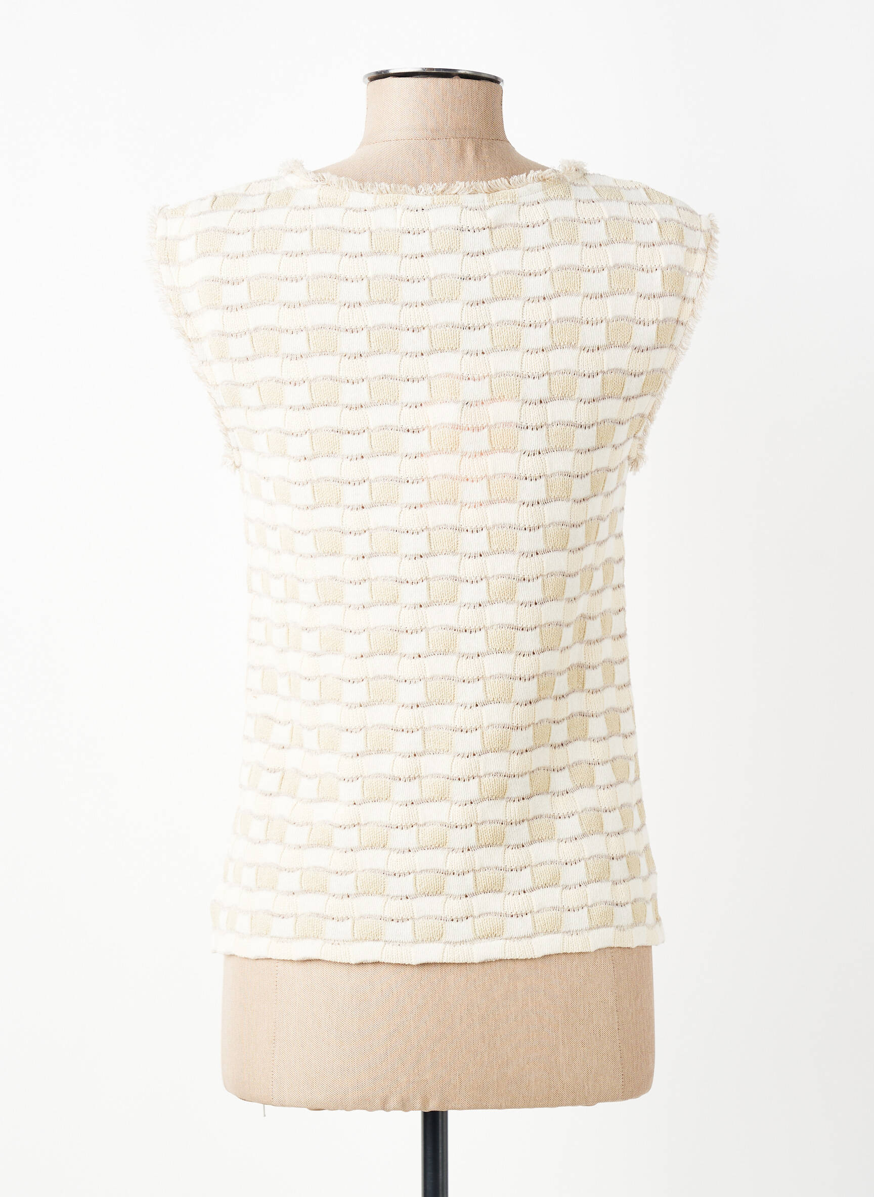 Top imprimé fantaisie manches courtes beige ALDO MARTIN'S femme