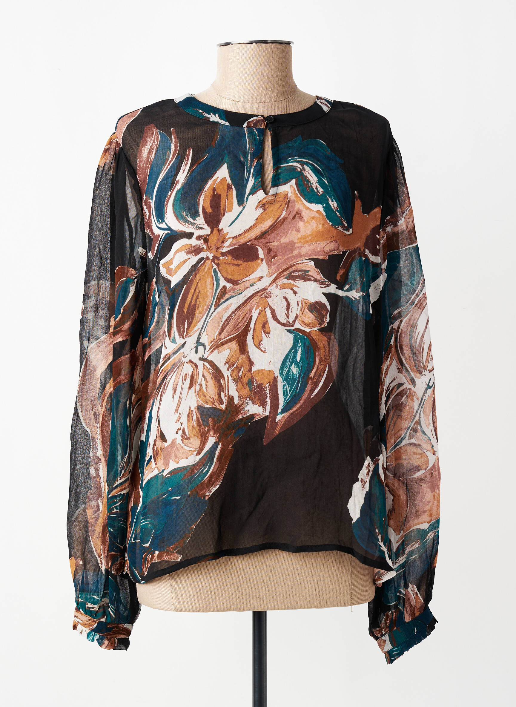 Top manches longues manches longues noir CREAM femme