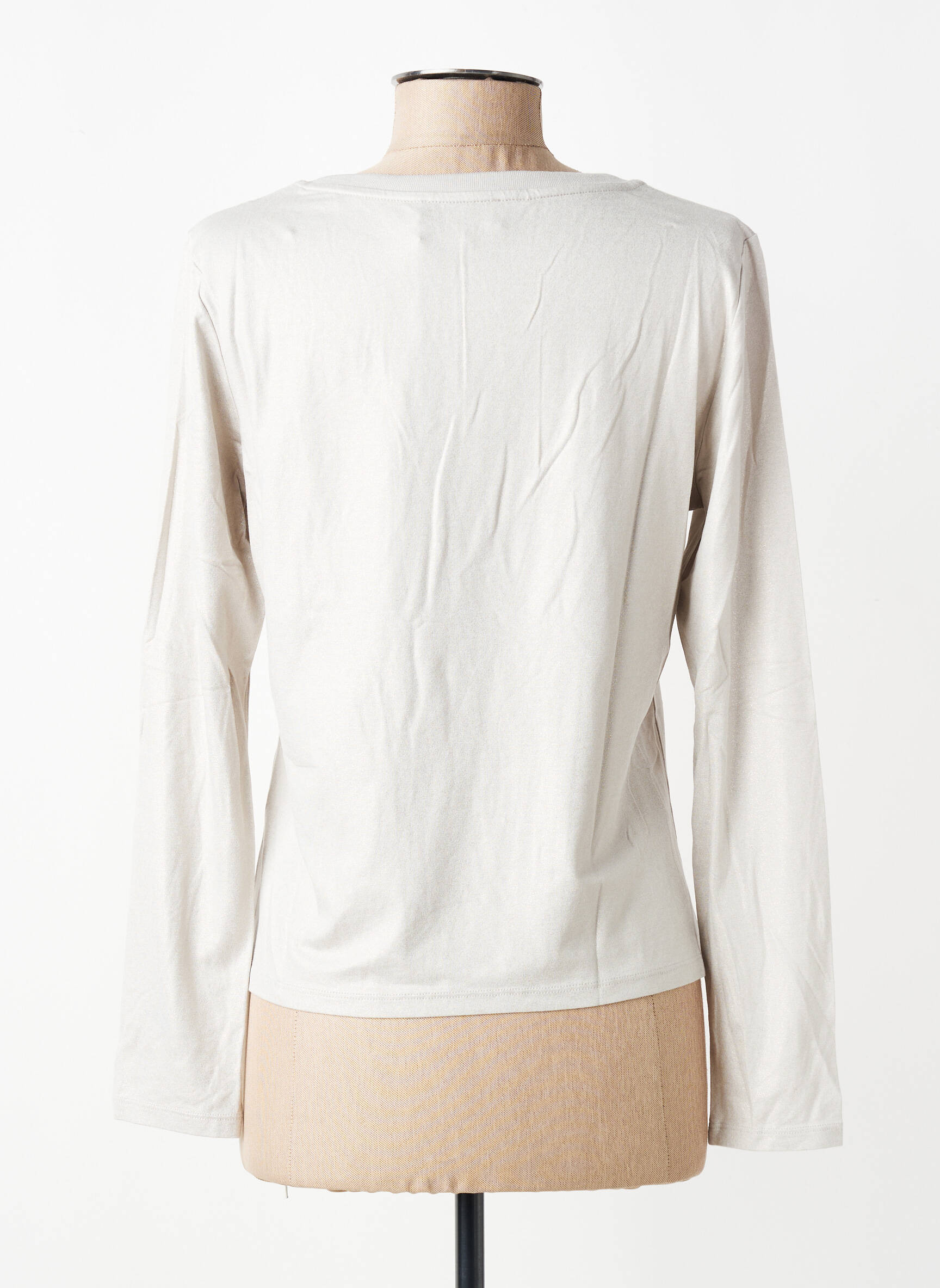T-shirt manches longues manches longues gris EVA KAYAN femme