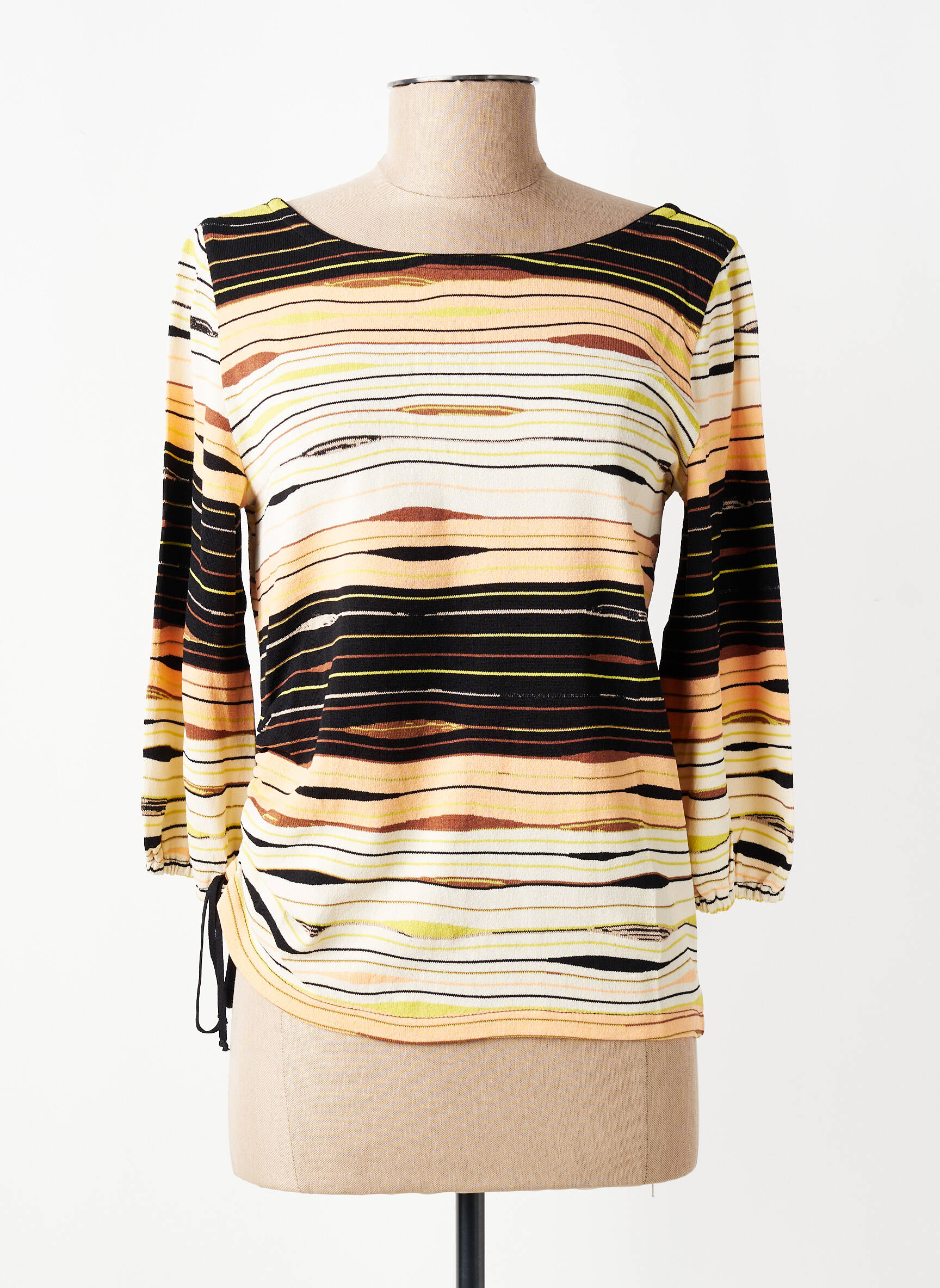 T-shirt manches 3/4 manches 3/4 noir ALDO MARTIN'S femme