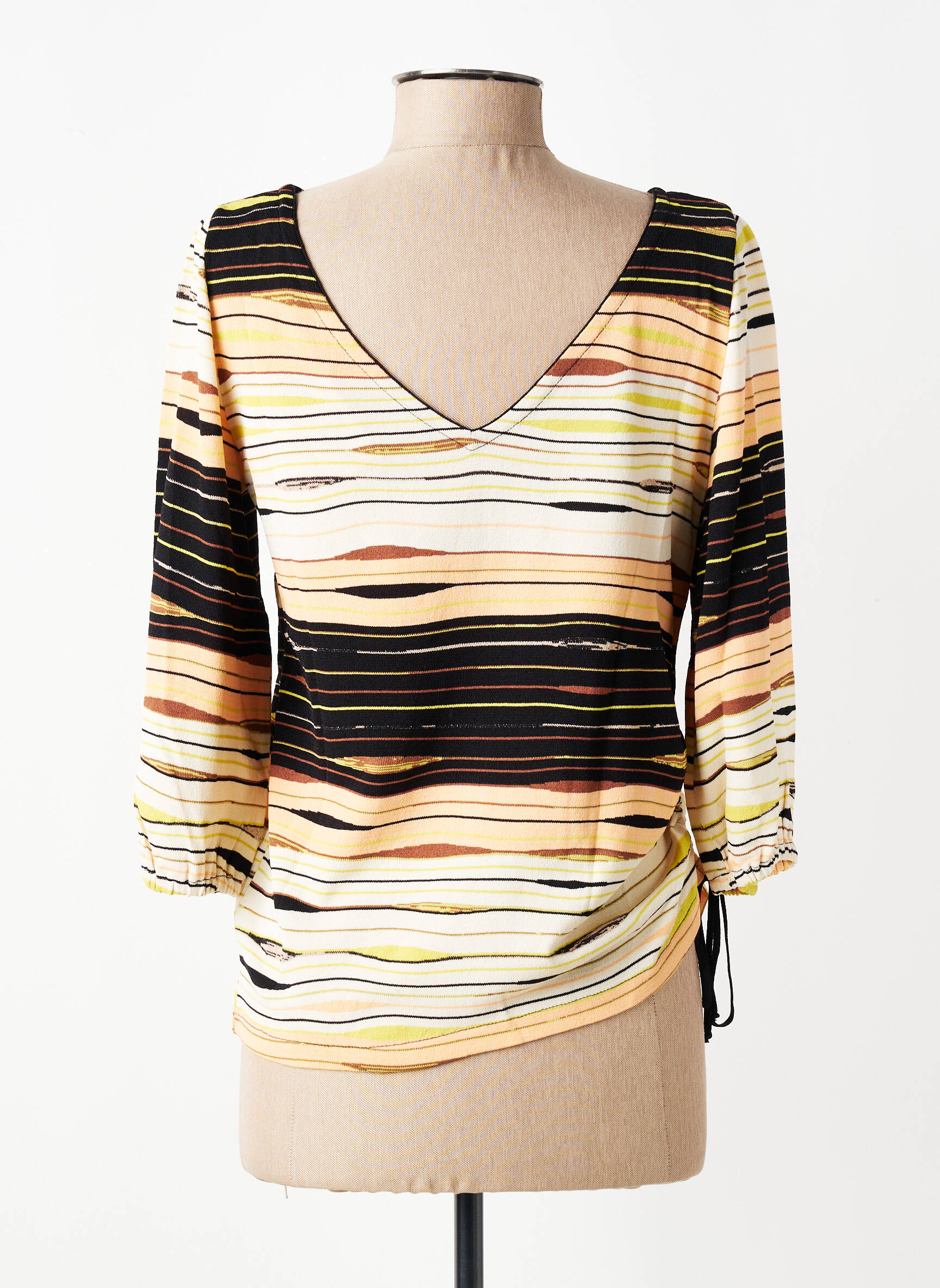 T-shirt manches 3/4 manches 3/4 noir ALDO MARTIN'S femme