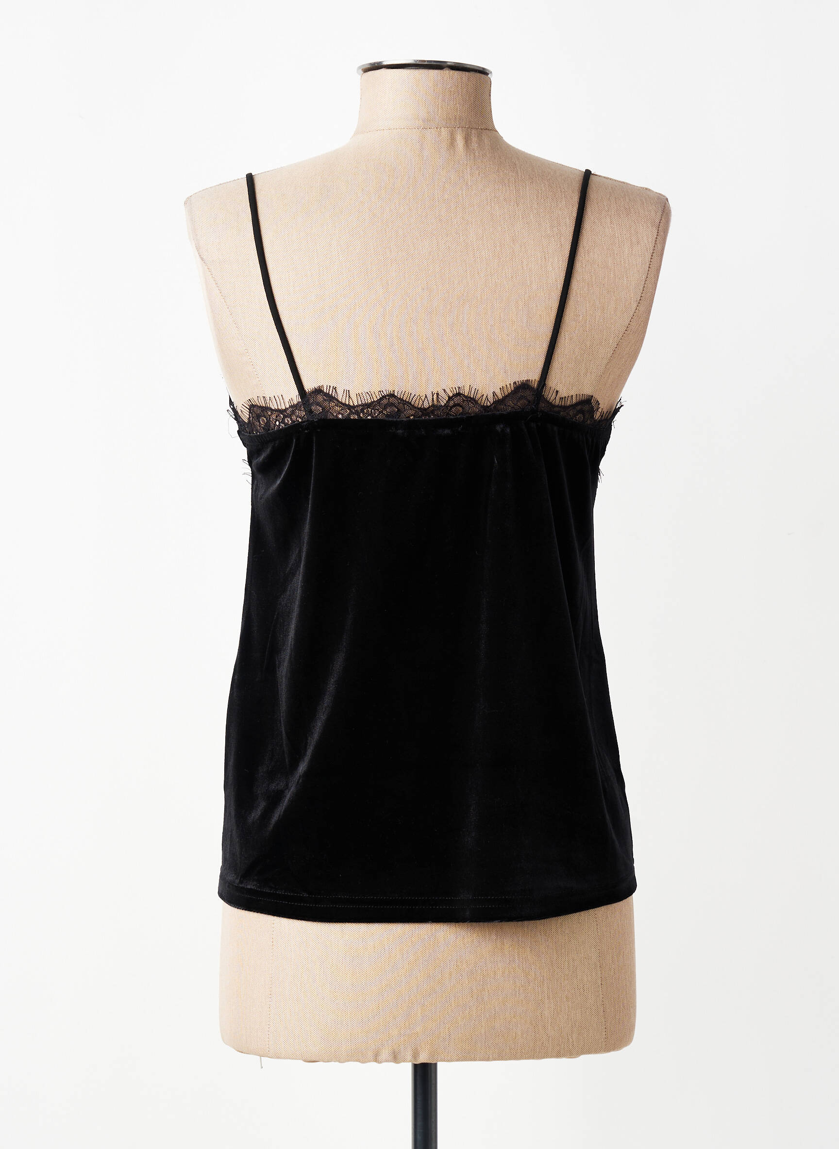 Top stretch sans manche noir CREAM femme