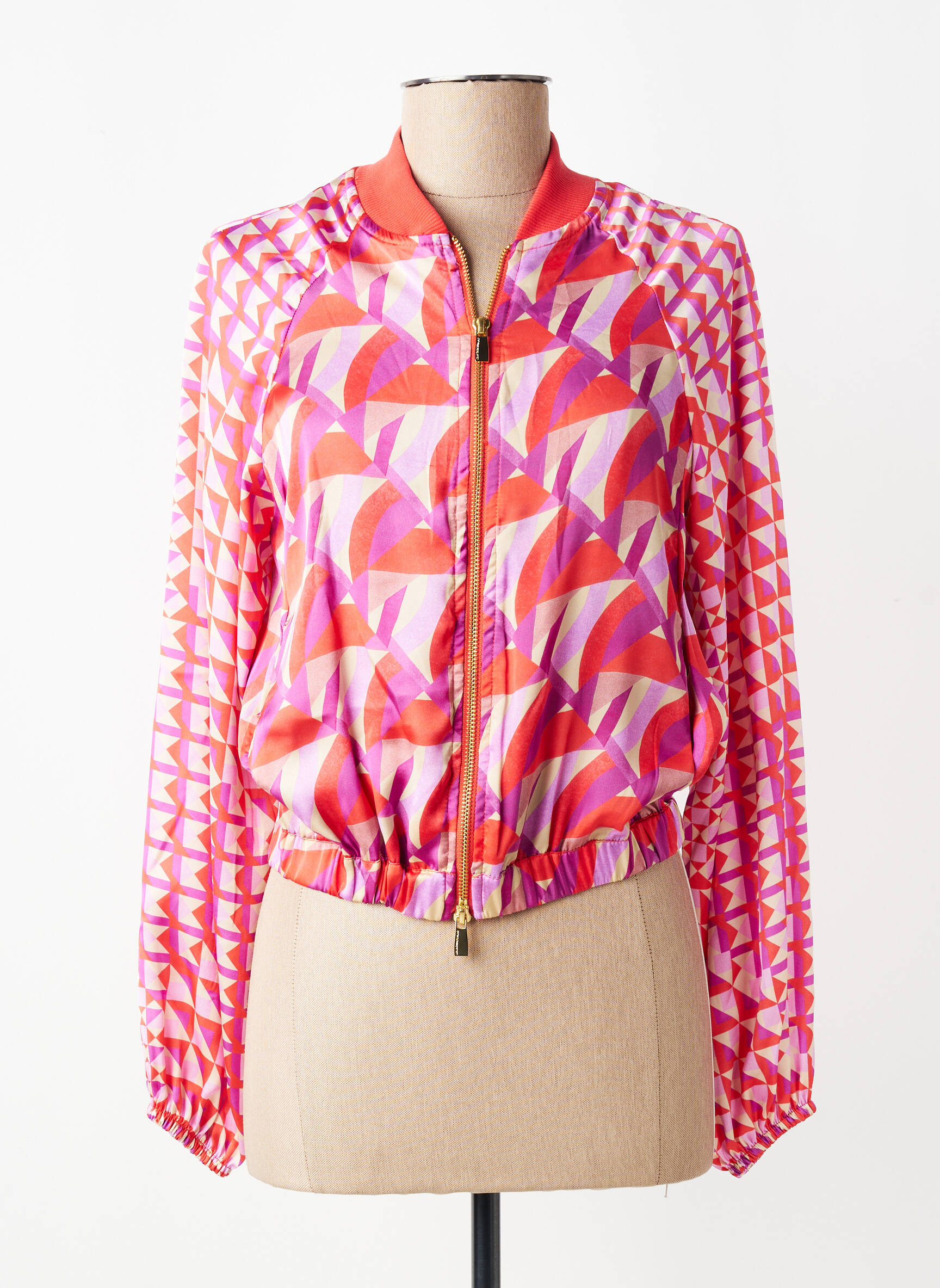 Veste casual col rond rouge LOLA CASADEMUNT femme
