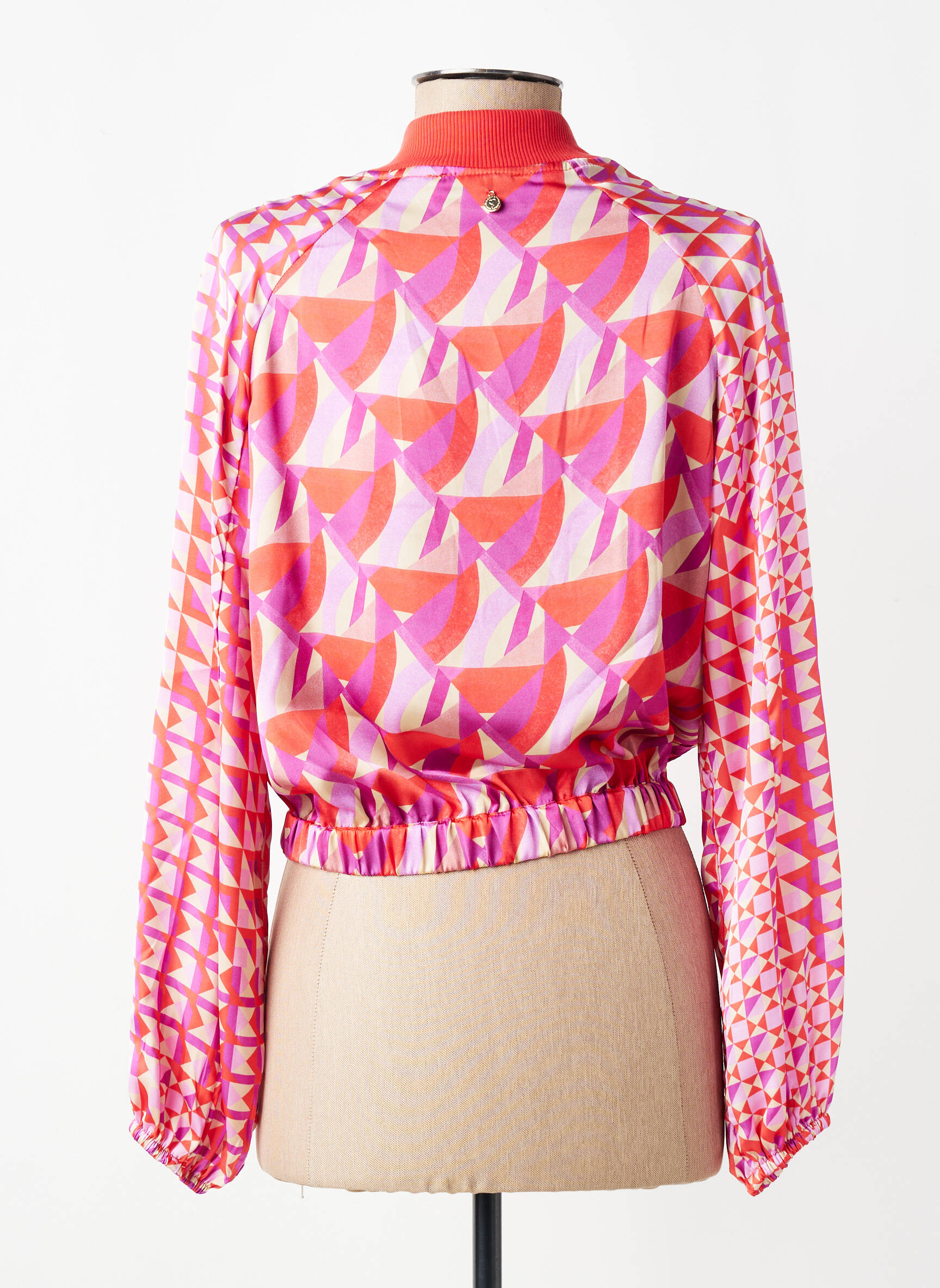 Veste casual col rond rouge LOLA CASADEMUNT femme