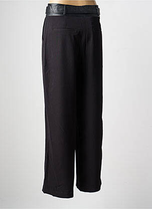 Pantalon droit stretch taille normale noir LOLA CASADEMUNT femme