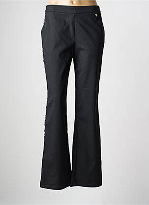 Pantalon droit stretch taille normale noir LOLA CASADEMUNT femme