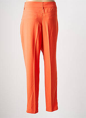 Pantalon chino tissage popeline taille normale orange CREAM femme