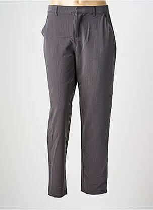 Pantalon slim taille élastique taille normale gris CREAM femme